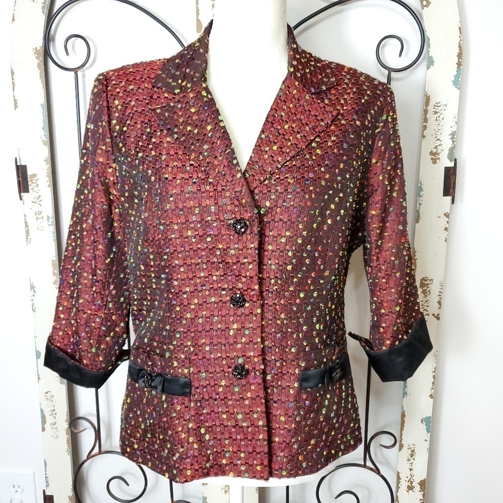 Studio I textured Blazer jacket size 14